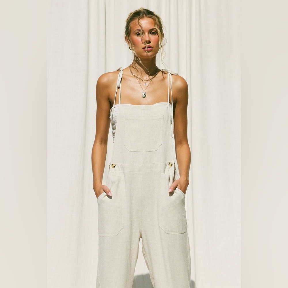 Linen Overalls - image 3